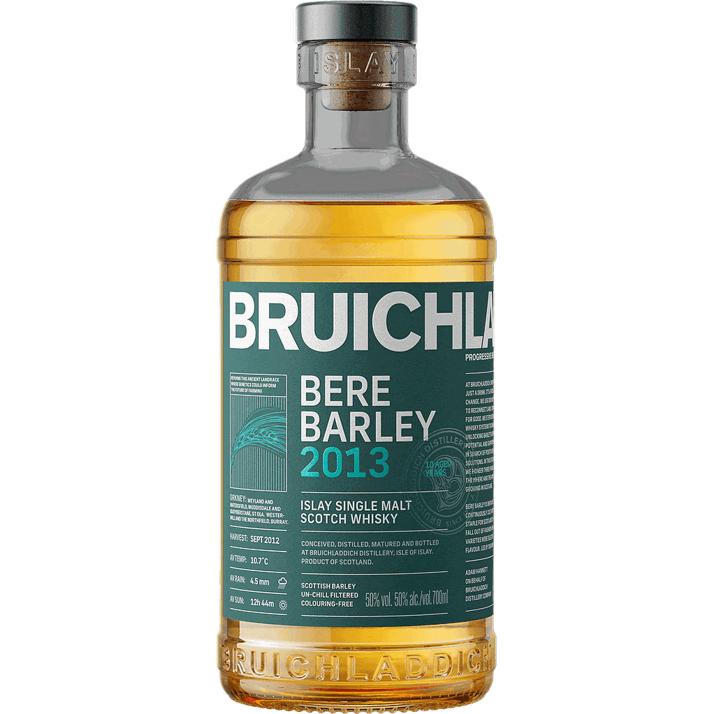 WHISKY BRUICHLADDICH BERE BARLEY 10 AÑOS 700 ML